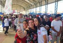 Tarija: María René Soruco recibe el respaldo de la ciudadanía en su recorrido por las ferias de El Constructor y Fátima