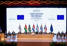 La Unión Europea y el Mercosur celebraron la entrada en vigor provisional de su acuerdo comercial