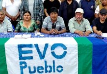 Evo Pueblo anuncia representación de Tarija en movilización nacional del 13 de octubre
